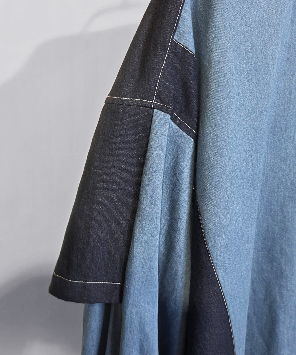 FAKE BLOCKING SHIRT