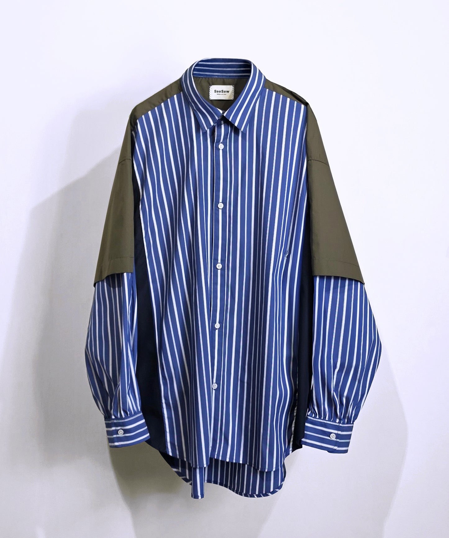 【予約商品】FAKE BLOCKING SHIRT