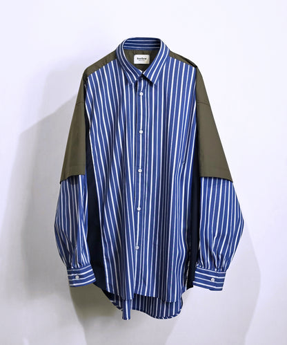 【予約商品】FAKE BLOCKING SHIRT