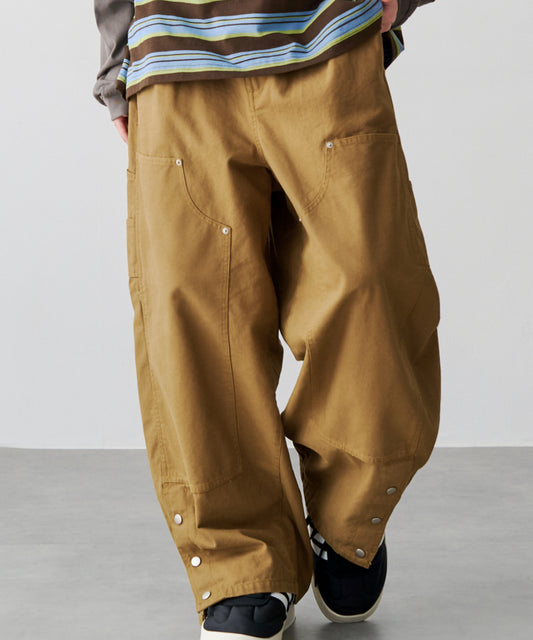 DOUBLE KNEE CURVE PANTS
