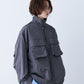 LAYERED ZIP SHIRT JACKET