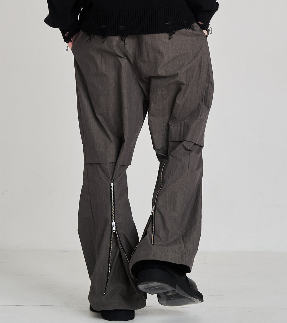 2-ZIP BONTAGE WIDE PANTS