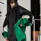 SYNTH-LETHER PIPING JACKET