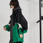 SYNTH-LETHER PIPING JACKET