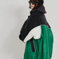 SYNTH-LETHER PIPING JACKET