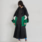 SYNTH-LETHER PIPING JACKET