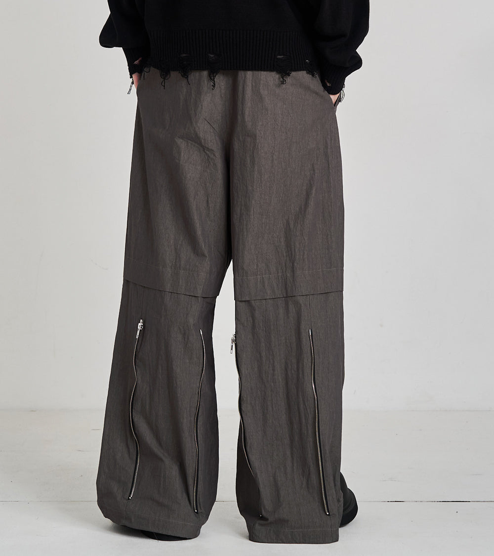 SALE】2-ZIP BONTAGE WIDE PANTS – seesew