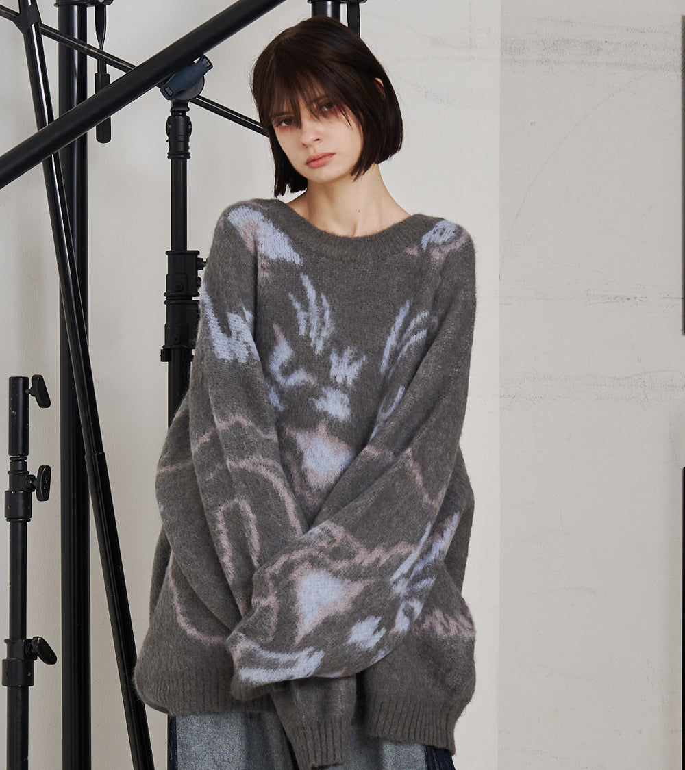【一部予約】NEKOMATA SHAGGY KNIT