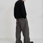2-ZIP BONTAGE WIDE PANTS
