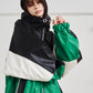 SYNTH-LETHER PIPING JACKET