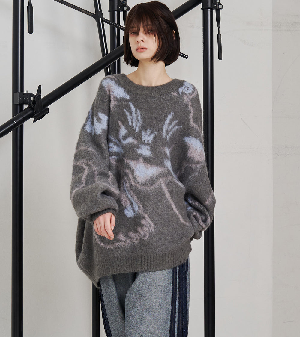 【一部予約】NEKOMATA SHAGGY KNIT
