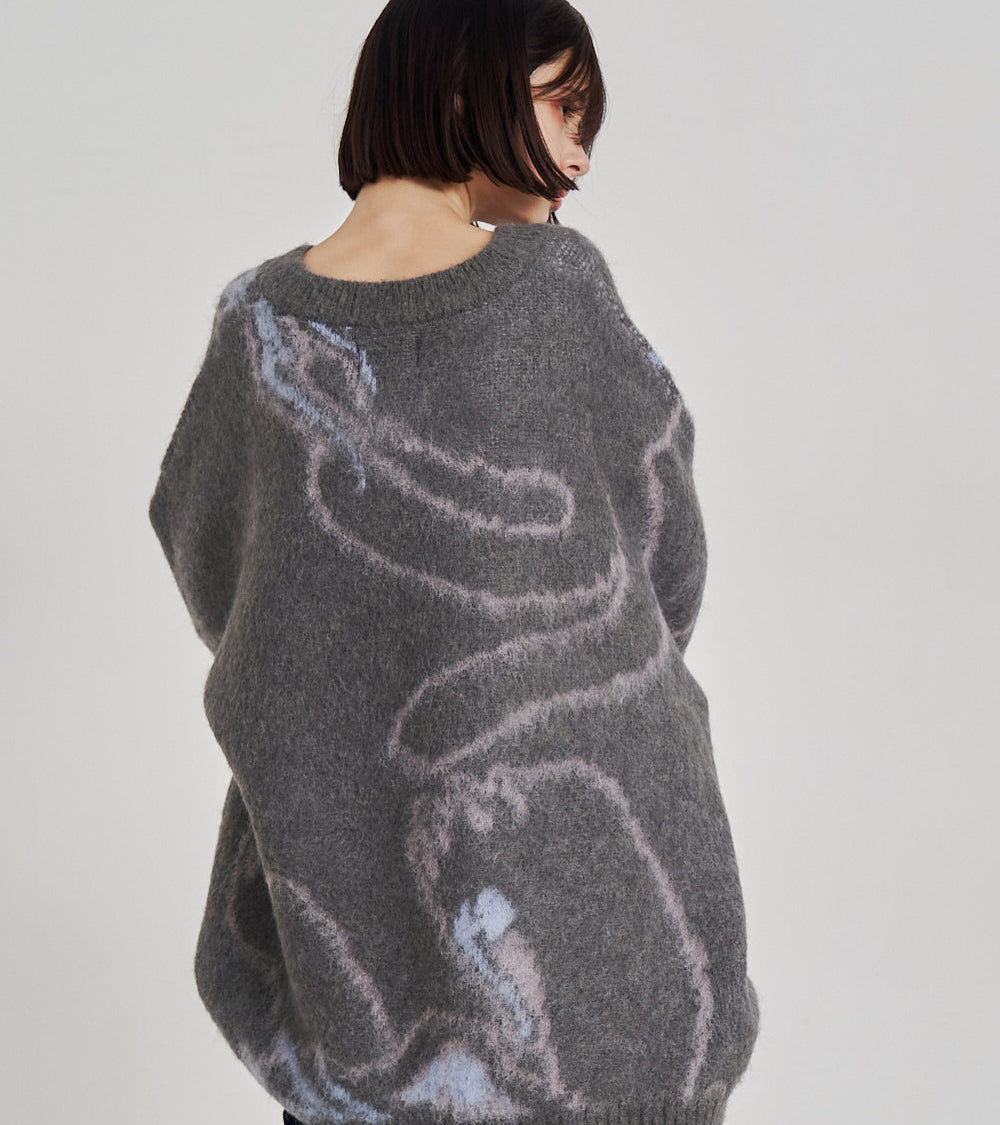 【一部予約】NEKOMATA SHAGGY KNIT