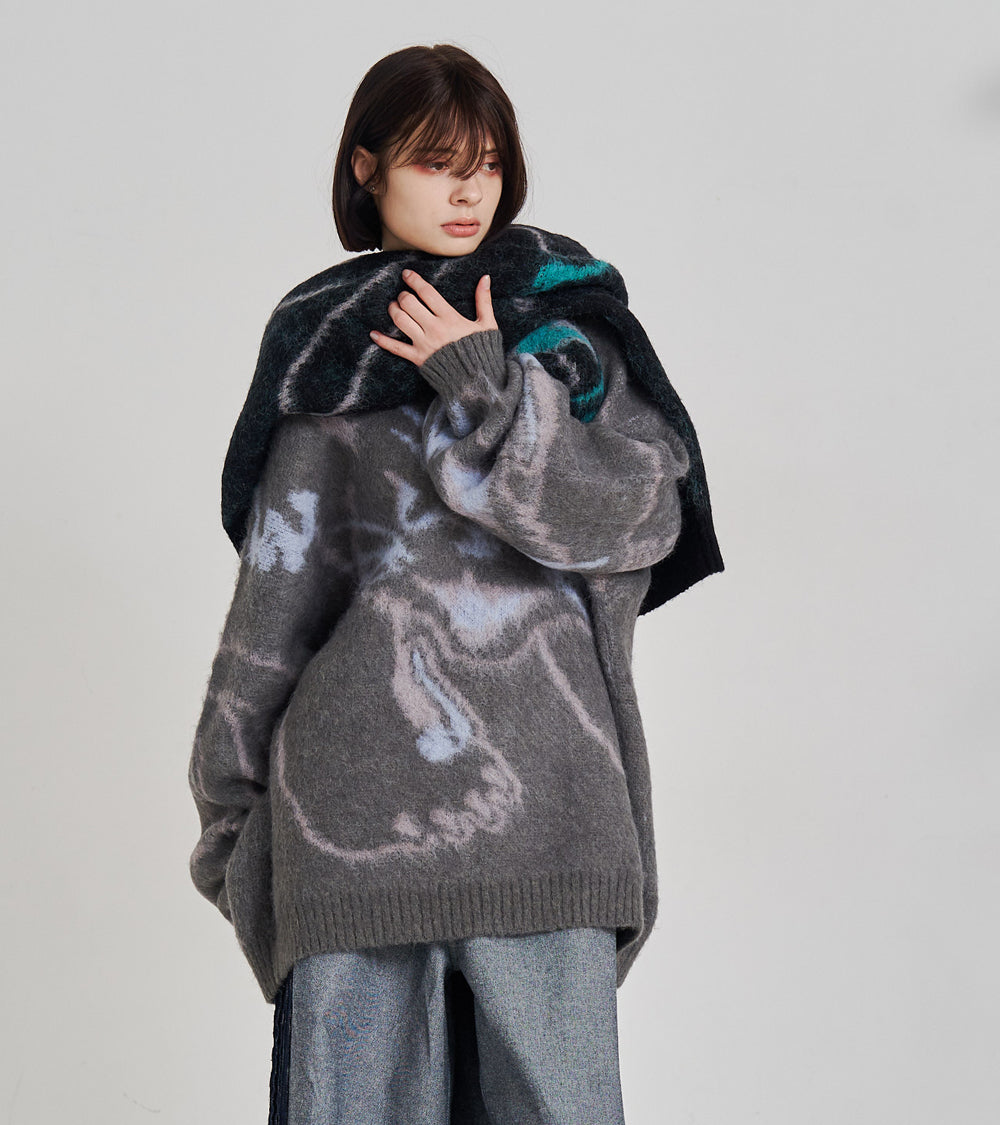 【一部予約】NEKOMATA SHAGGY KNIT