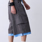 【一部予約】LAYERD WIDE SHORTPANTS