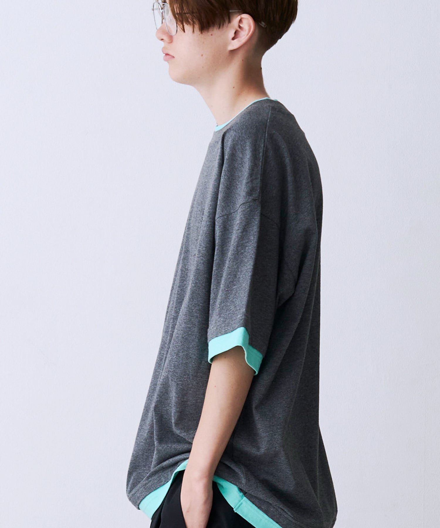FAKE LAYERD LOGO TEE – seesew