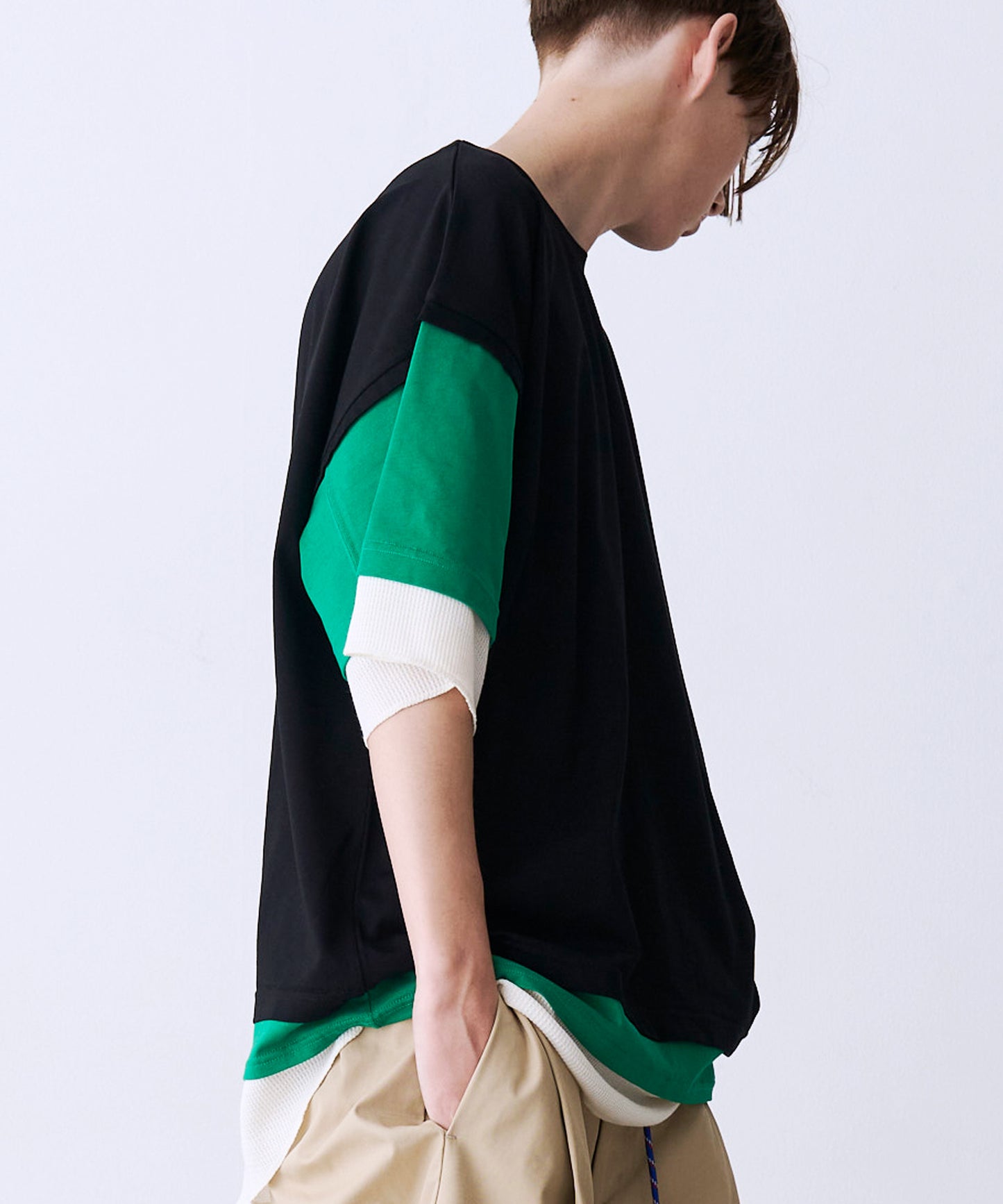 THREE LAYER TEE