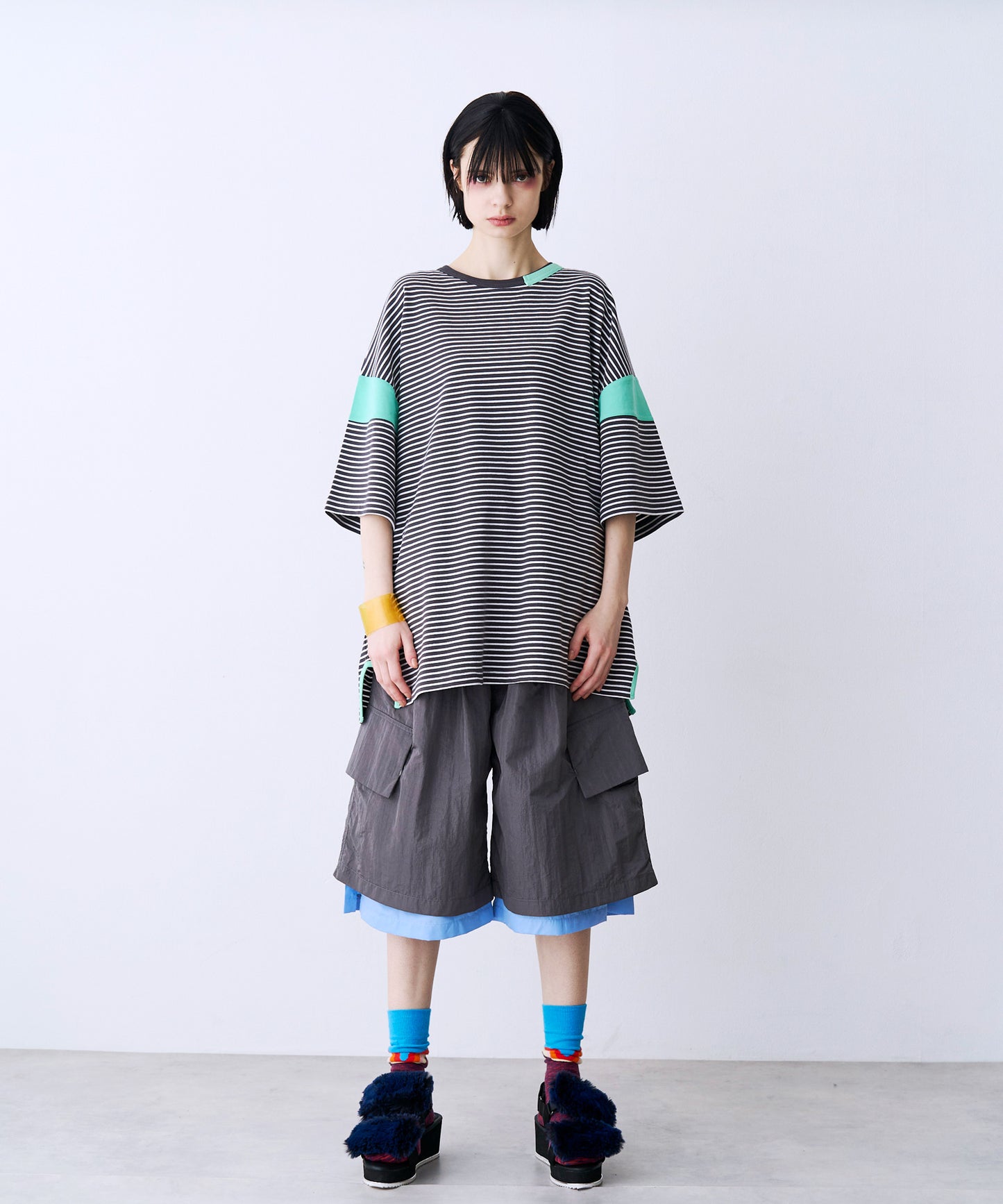 【一部予約】BLOCKING BORDER TEE