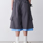 【一部予約】LAYERD WIDE SHORTPANTS
