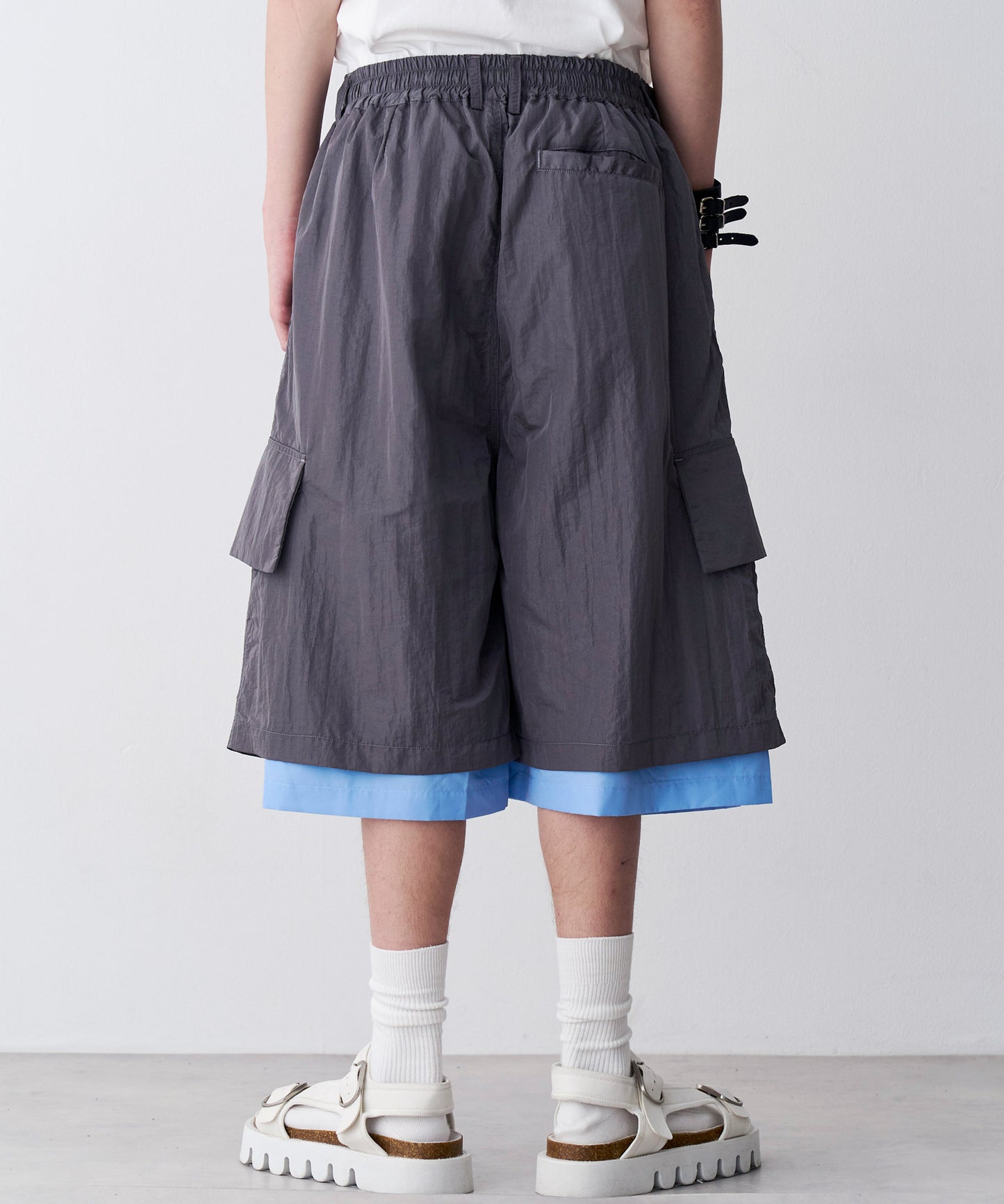 【一部予約】LAYERD WIDE SHORTPANTS