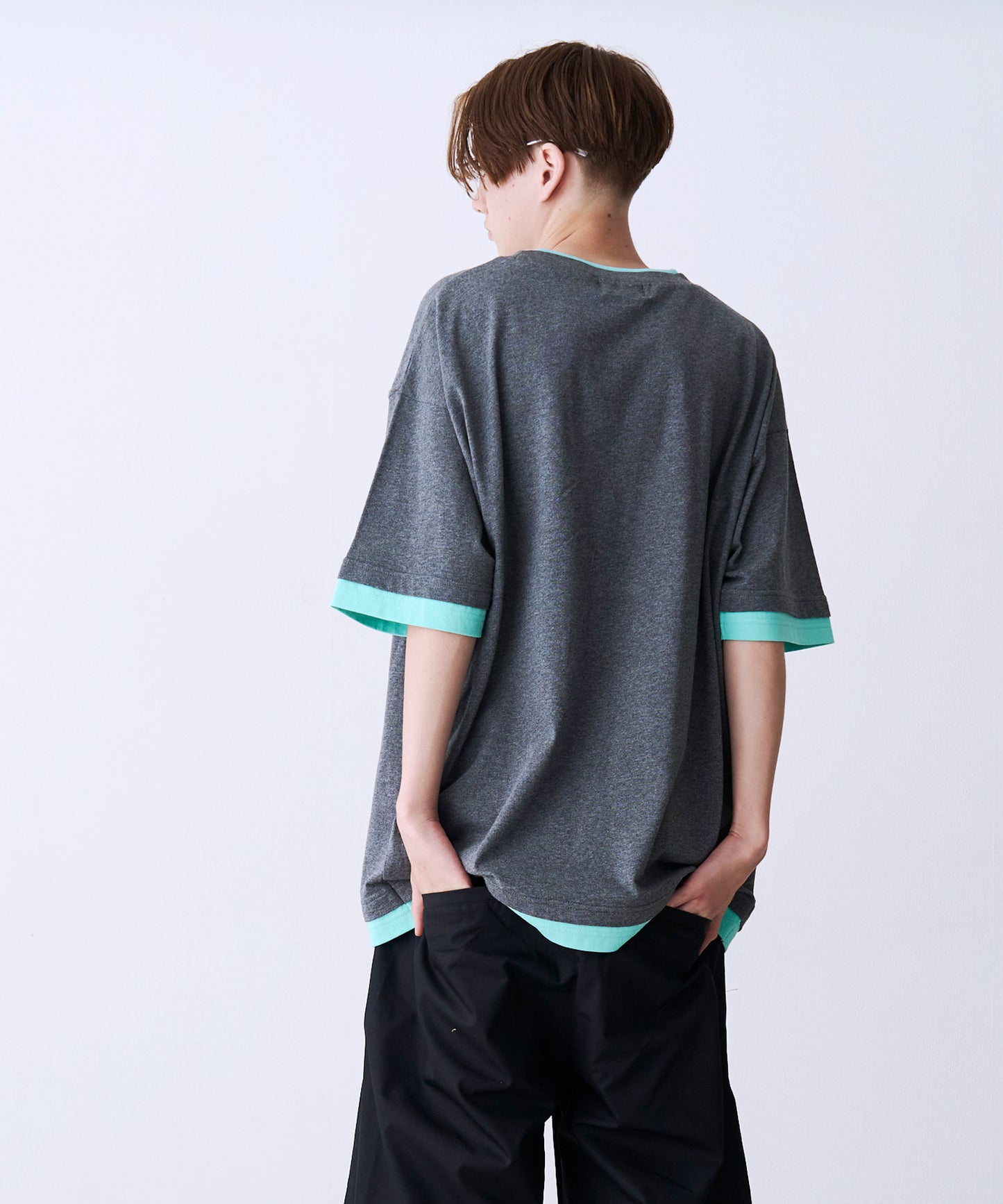 FAKE LAYERD LOGO TEE