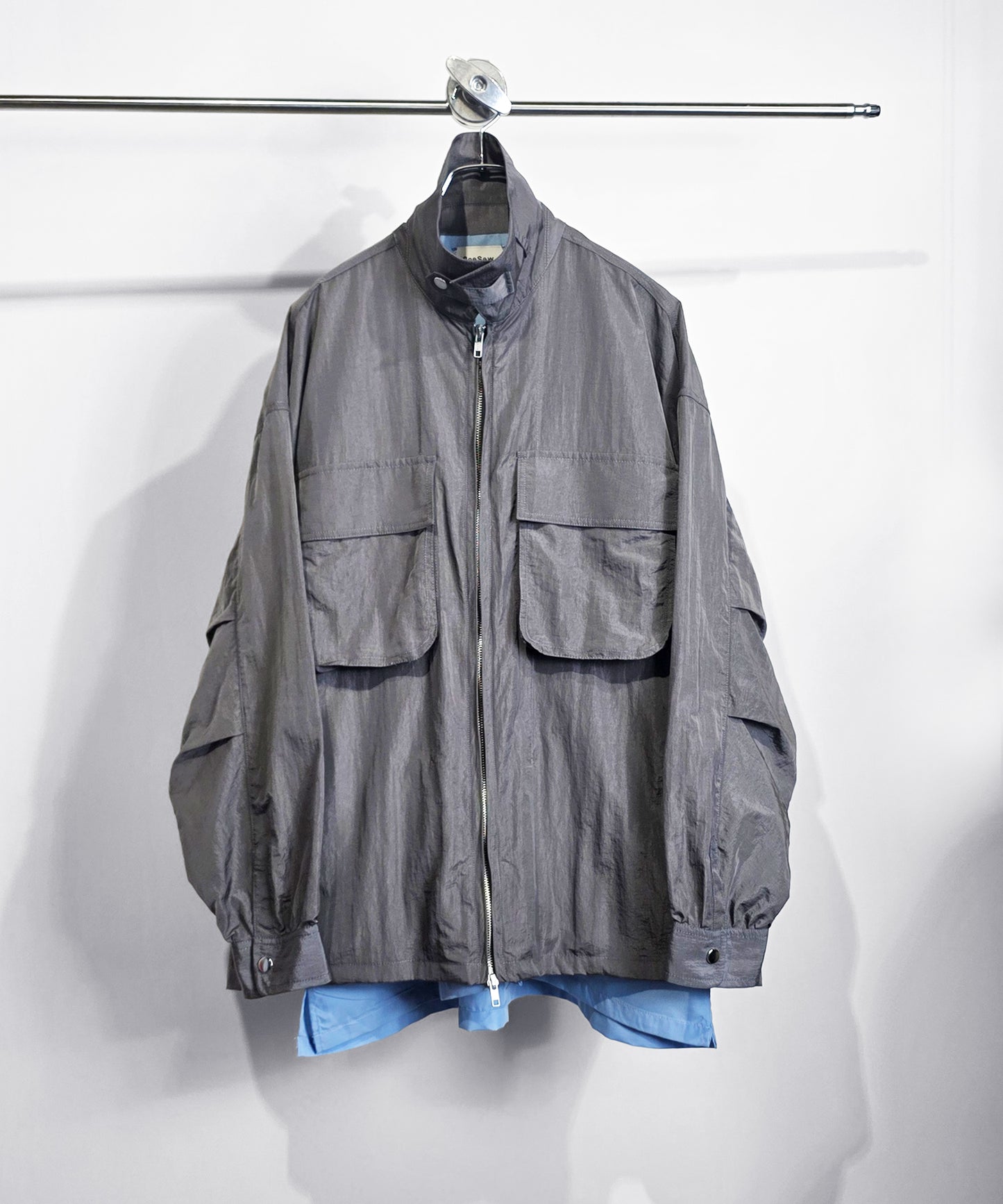 【予約商品】LAYERED ZIP SHIRT JACKET