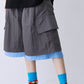 【一部予約】LAYERD WIDE SHORTPANTS