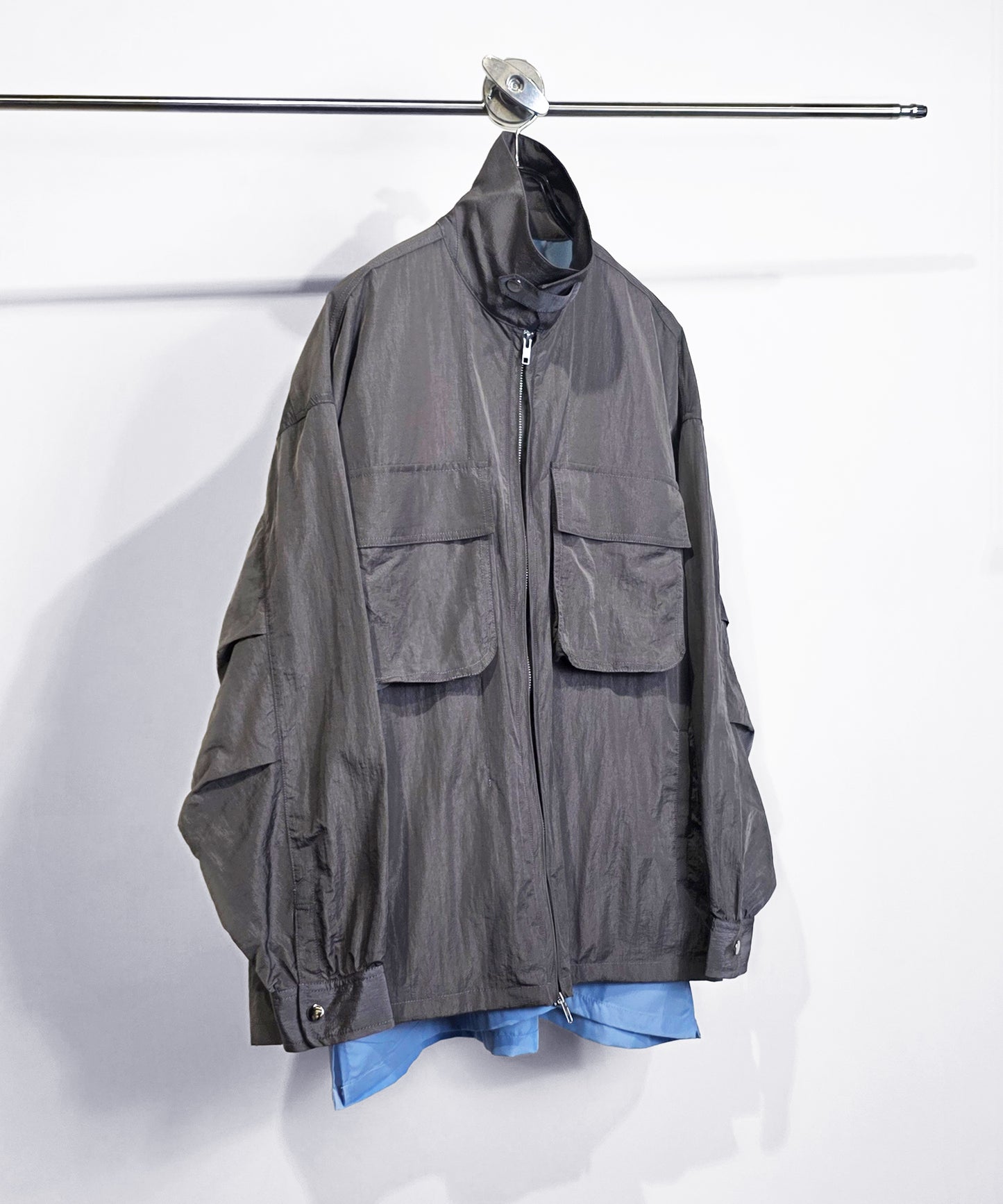 【予約商品】LAYERED ZIP SHIRT JACKET