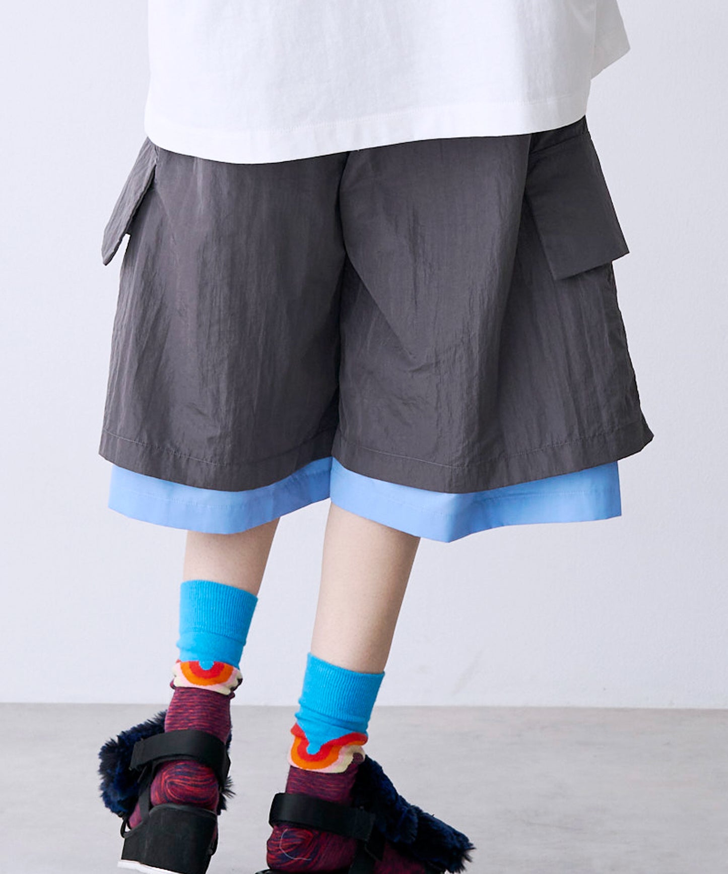 【一部予約】LAYERD WIDE SHORTPANTS