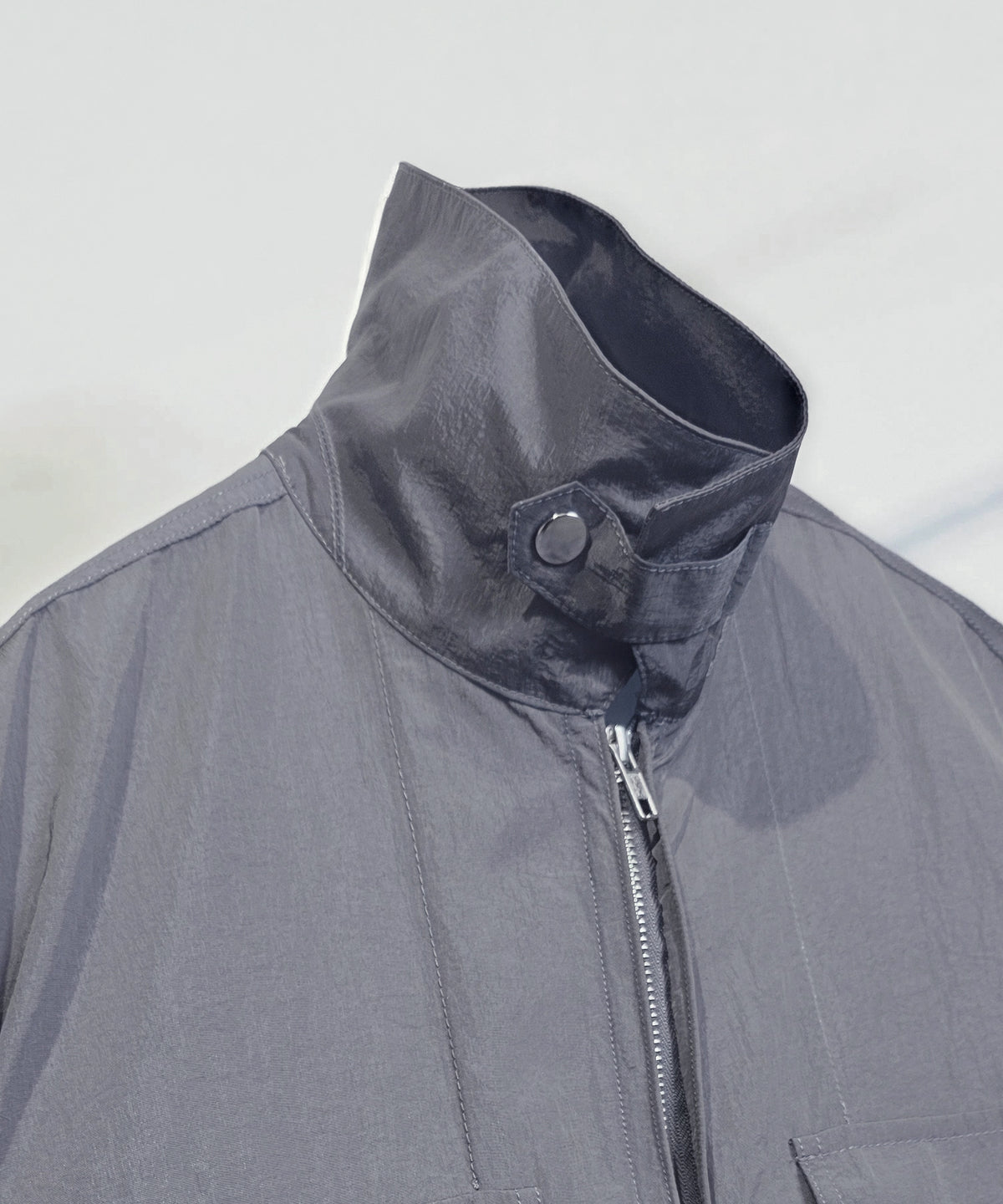 LAYERED ZIP SHIRT JACKET