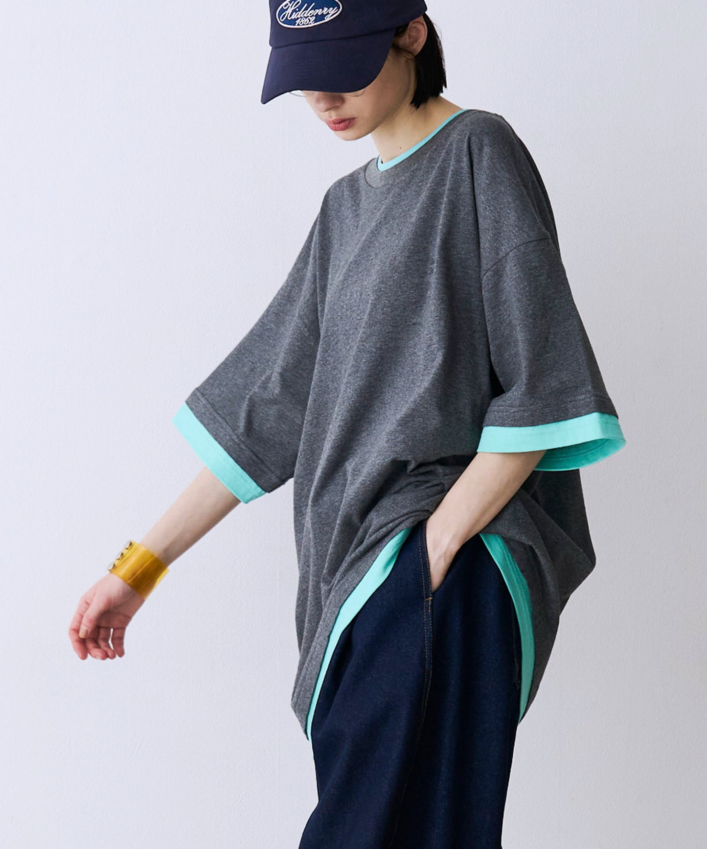 FAKE LAYERD LOGO TEE
