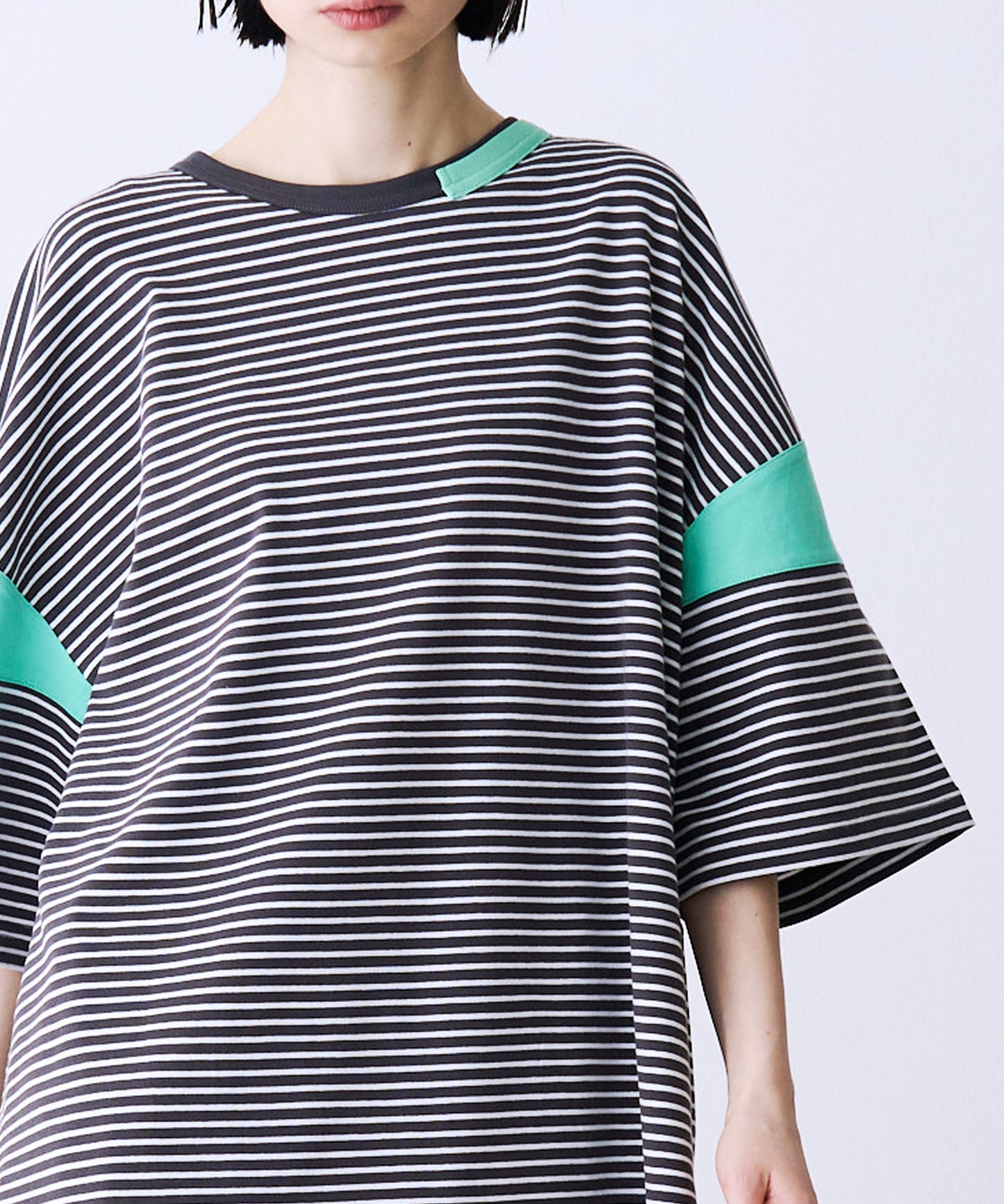 【一部予約】BLOCKING BORDER TEE