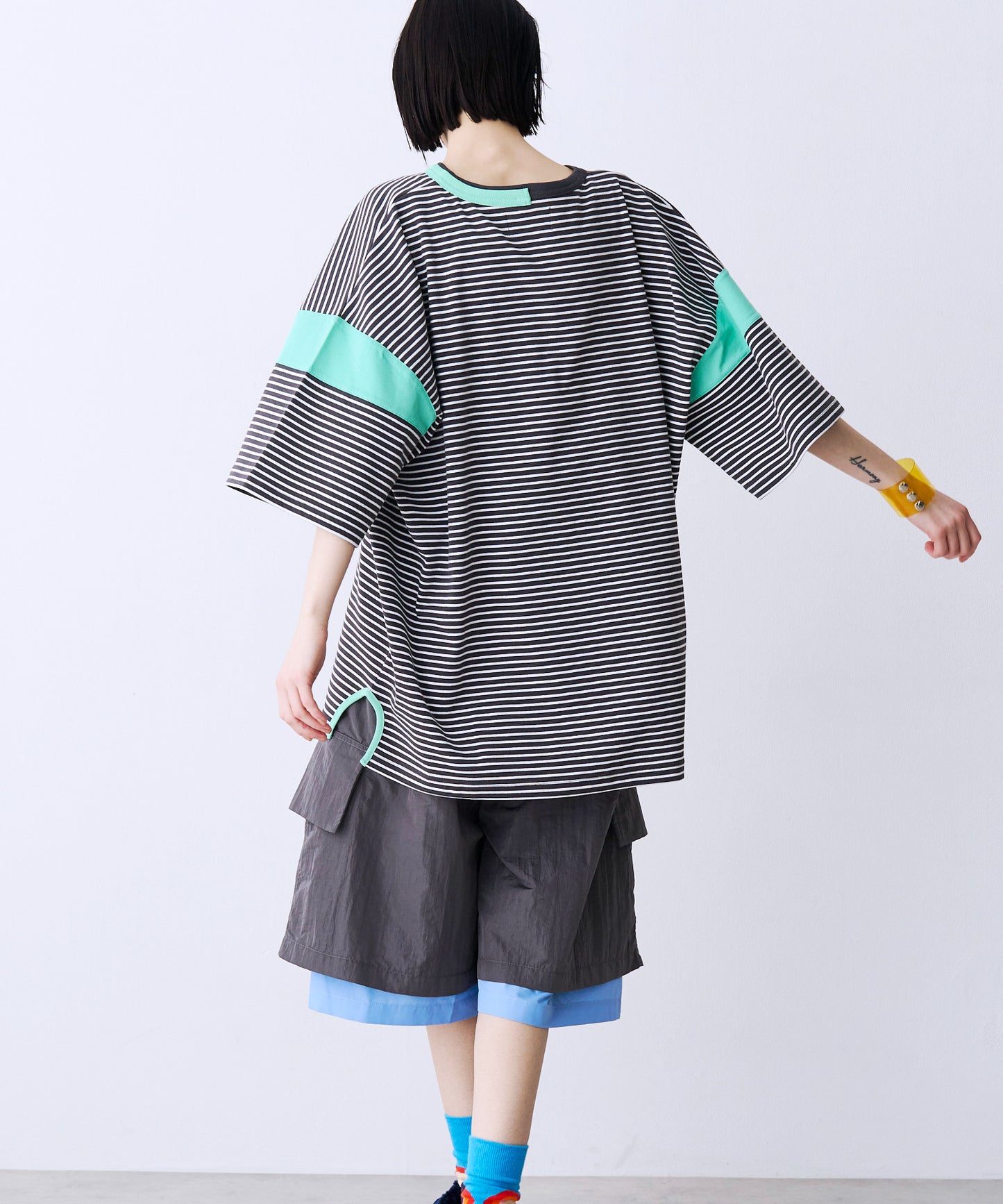 【一部予約】BLOCKING BORDER TEE