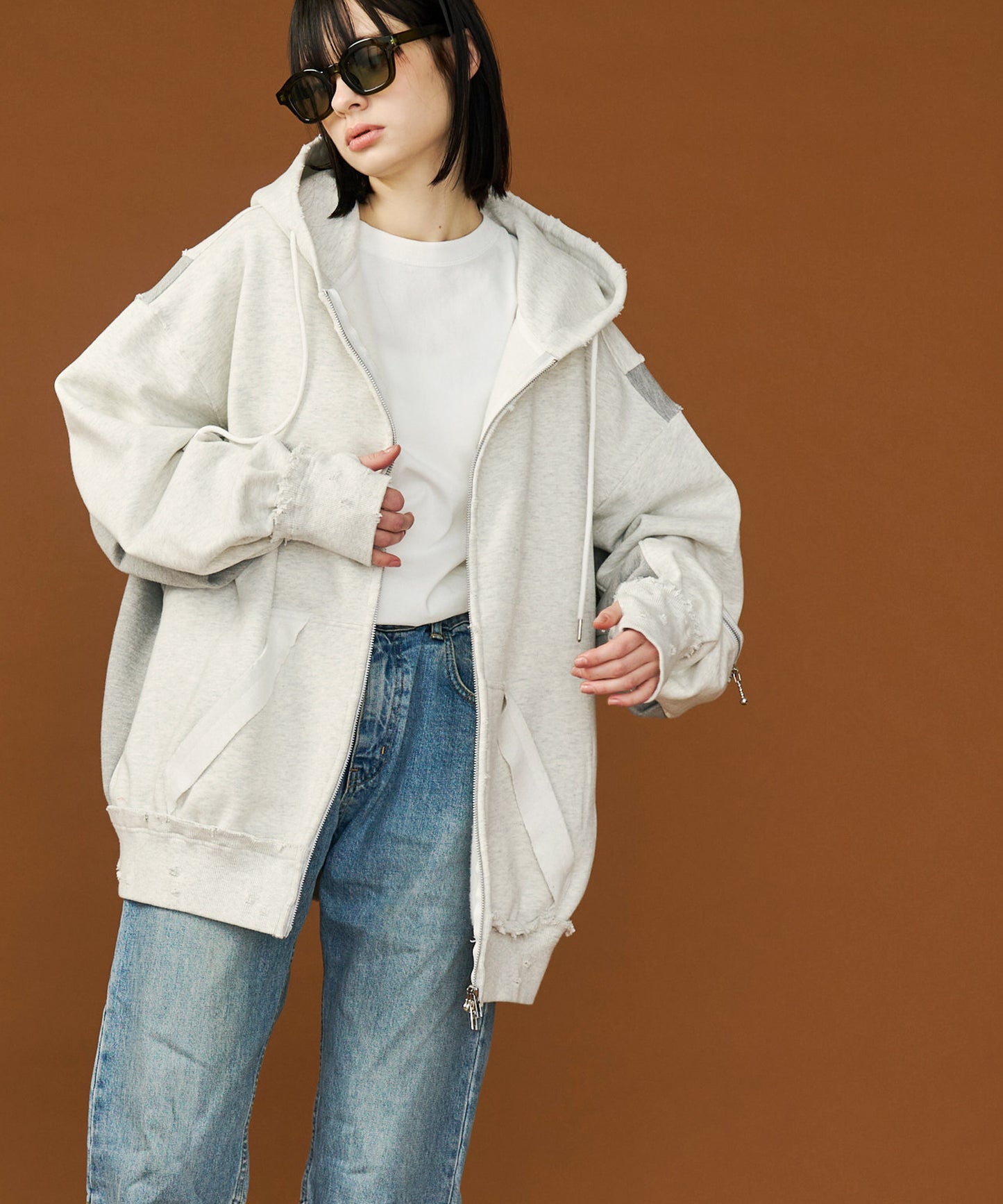 【予約商品】DAMAGE DESIGN ZIP HOODIE