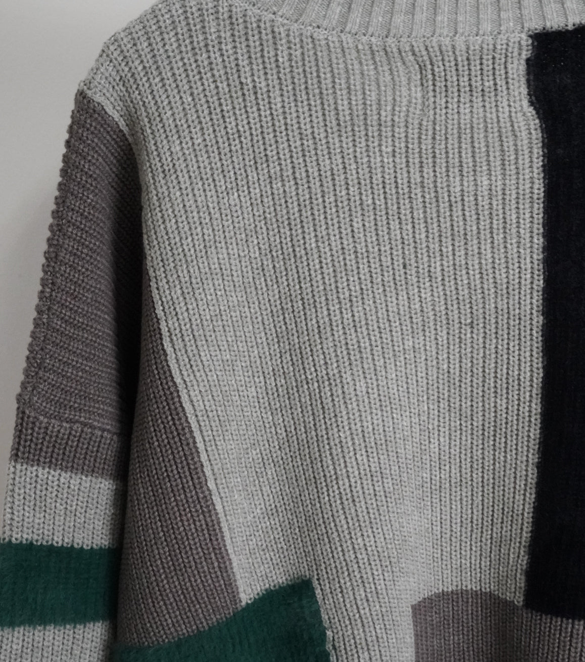 【25AW先行予約】MIXYARN PATCHWORK KNIT