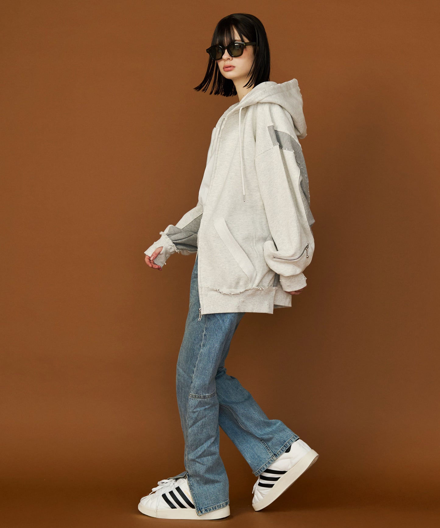 【予約商品】DAMAGE DESIGN ZIP HOODIE