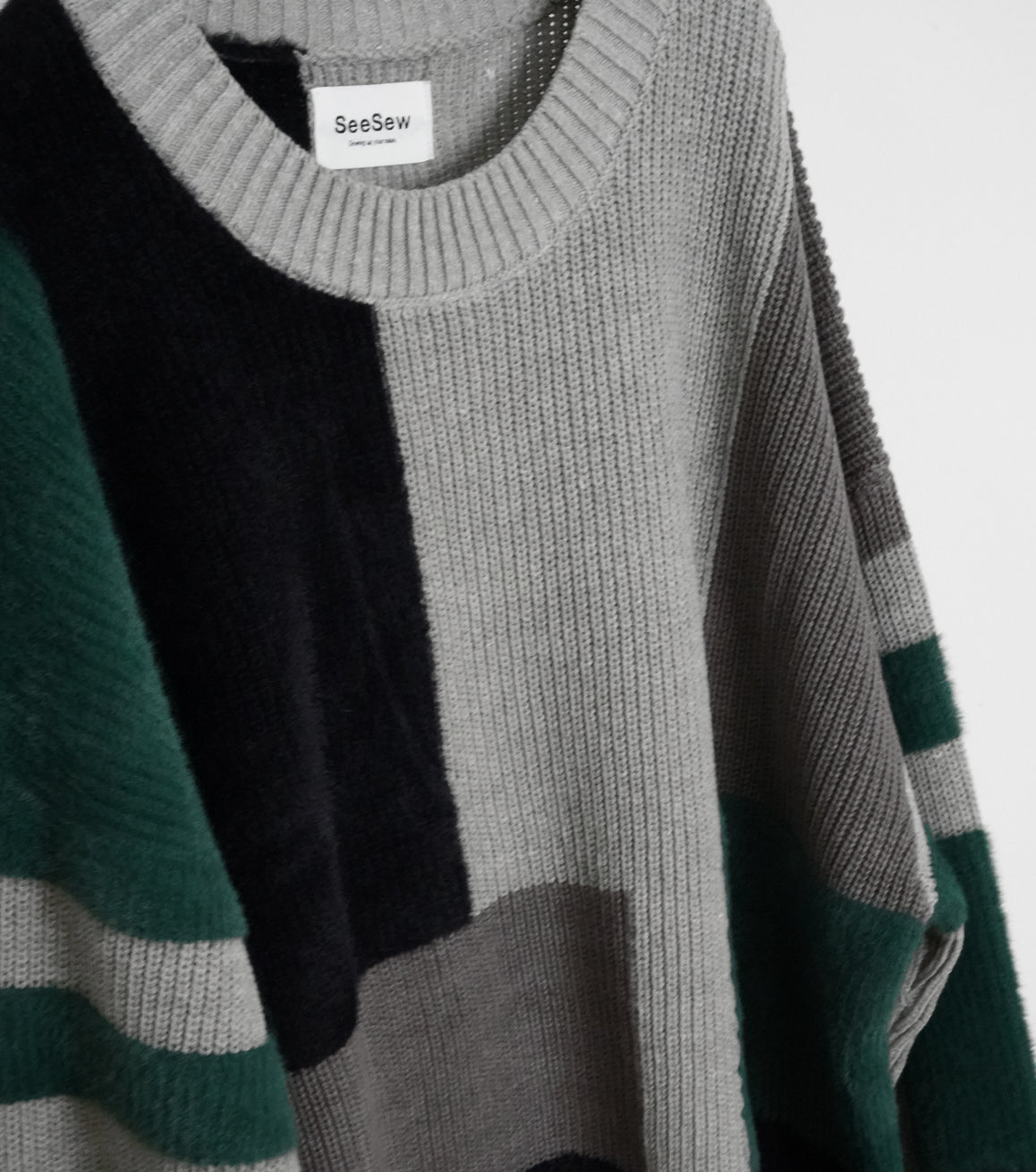 【25AW先行予約】MIXYARN PATCHWORK KNIT