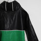 【25AW先行予約】SYNTH-LETHER PIPING JACKET
