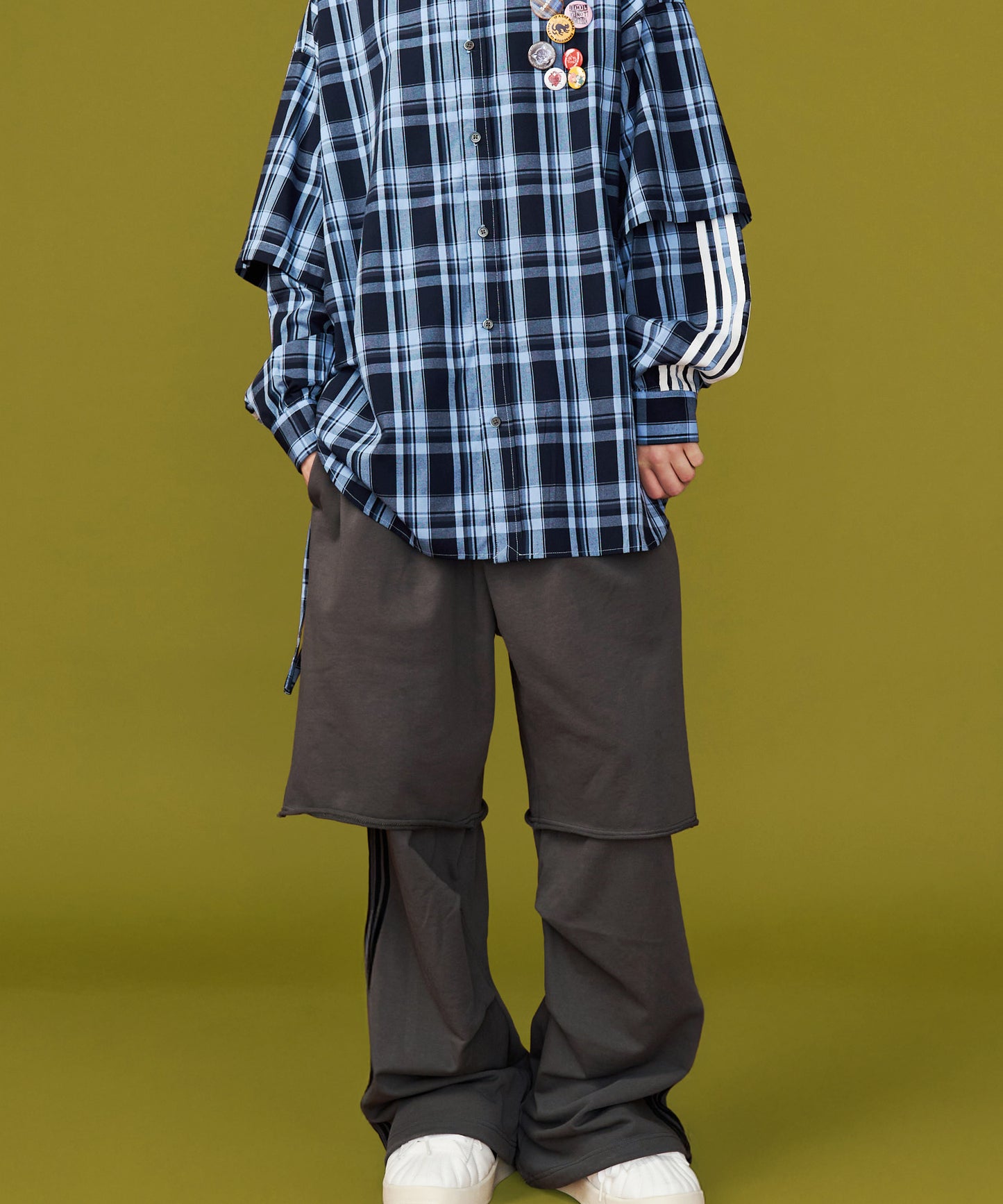 【予約商品】LAYERD SWEAT PANTS