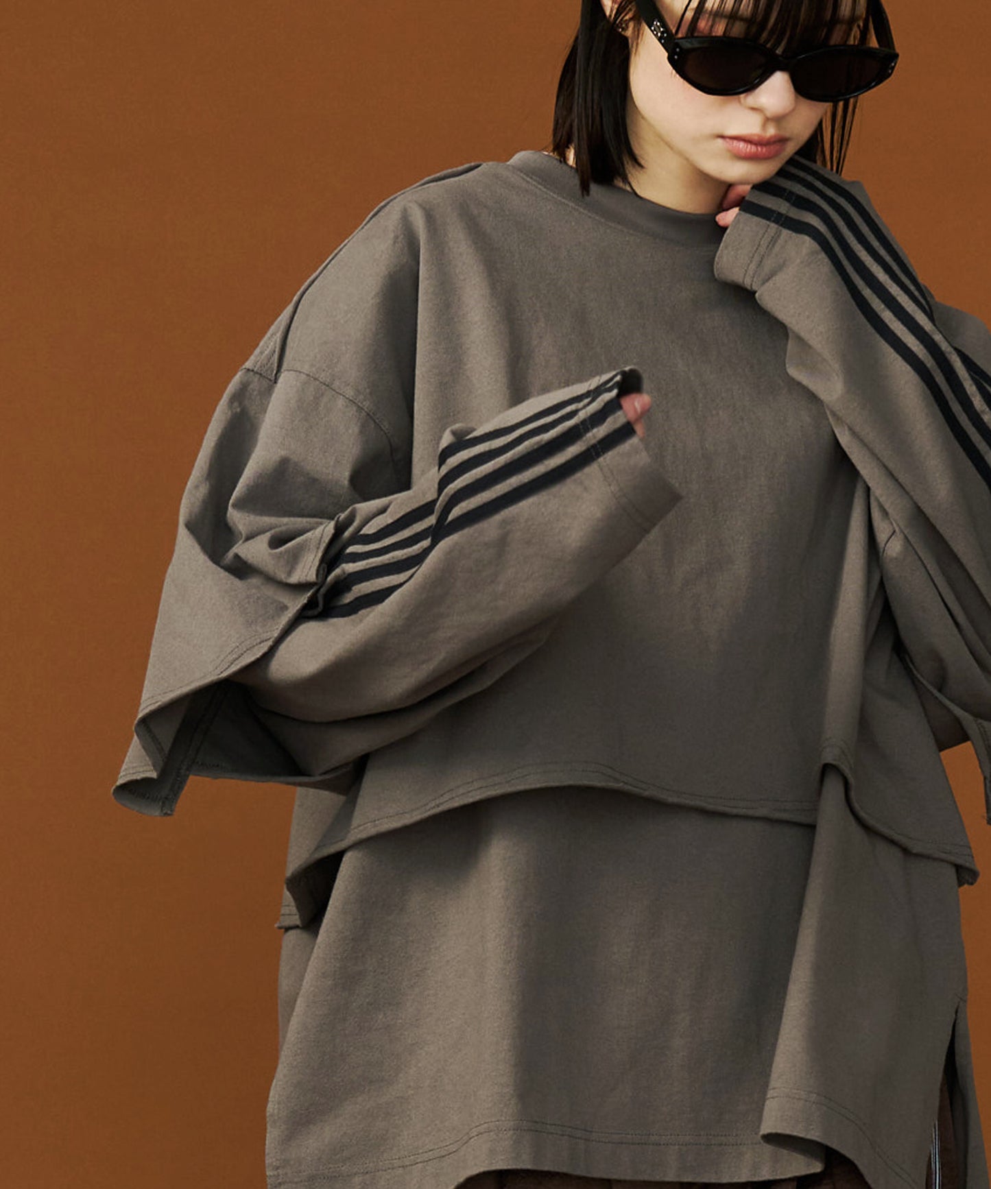 【予約商品】LAYERD LINE LONG TEE