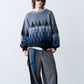 ARGYLE SHAGGY KNIT