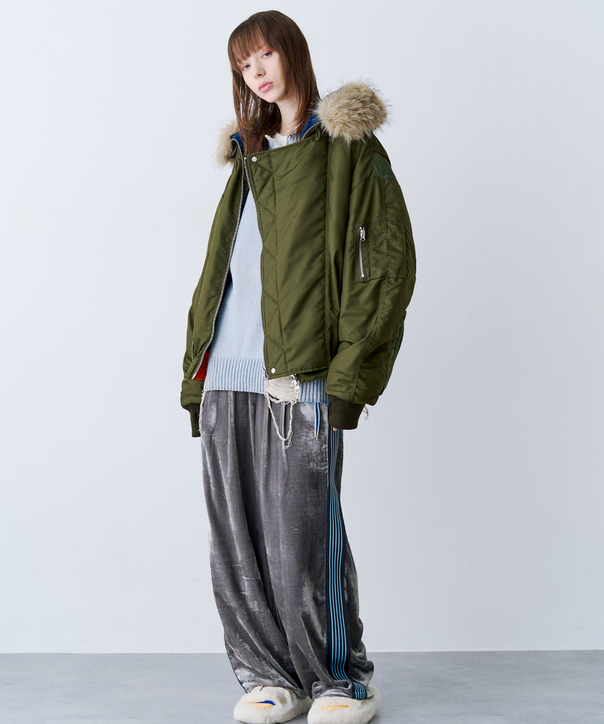 VELVET LINE PANTS