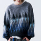 ARGYLE SHAGGY KNIT