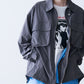 LAYERED ZIP SHIRT JACKET
