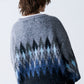 ARGYLE SHAGGY KNIT