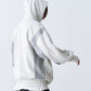 DAMAGE DESIGN ZIP HOODIE