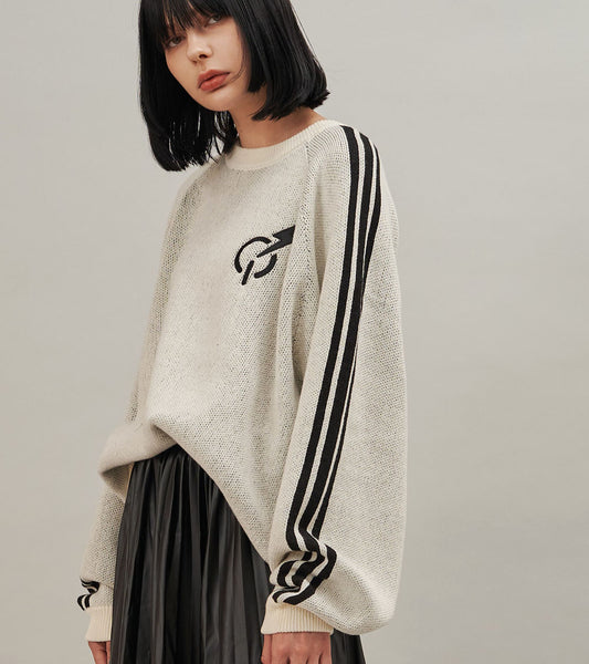 LINE KNIT PULLOVER