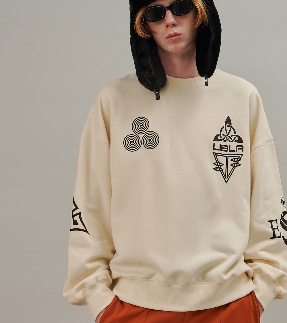 【24AW PRE-ORDER】LIBRA MULTIPRINT SWEAT