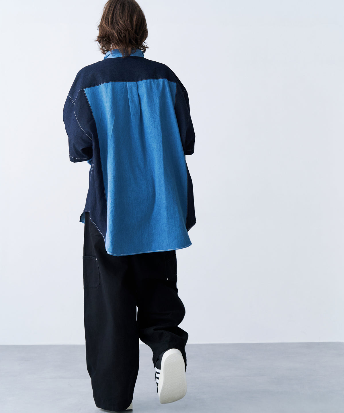 FAKE BLOCKING SHIRT