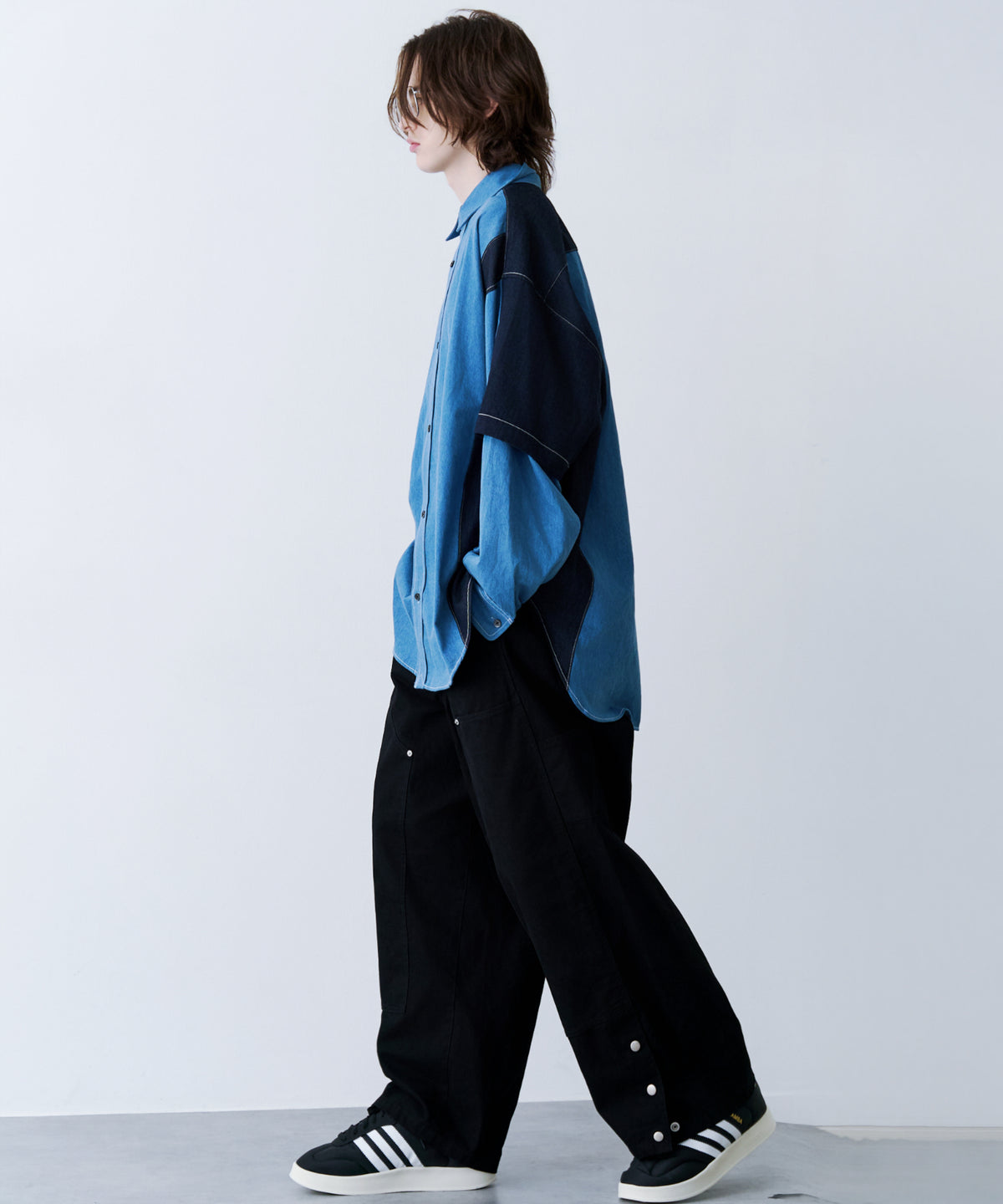 FAKE BLOCKING SHIRT