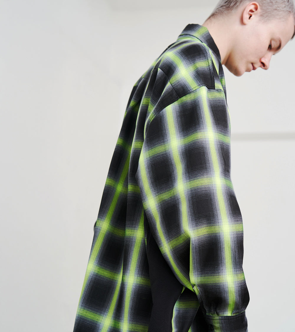 SOLID CHECK OVER SHIRTS